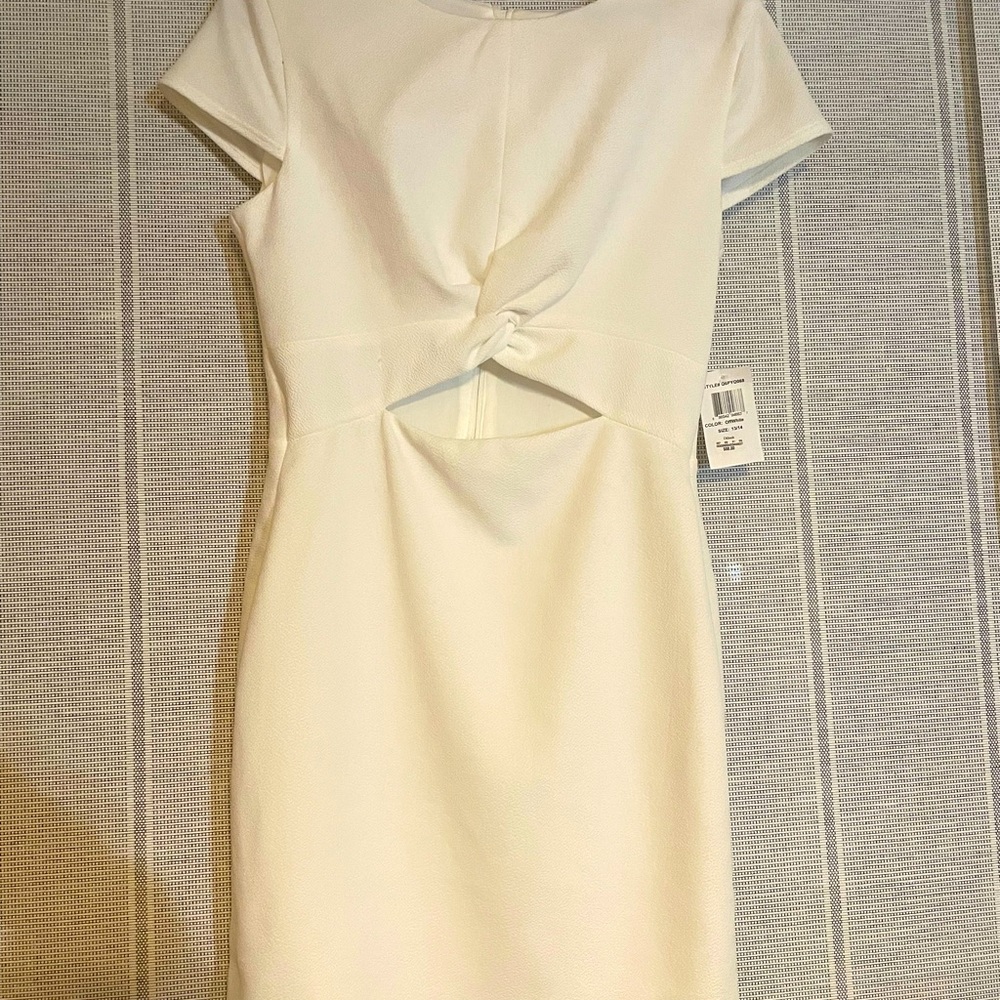 White dress. Never worn. Tags still on